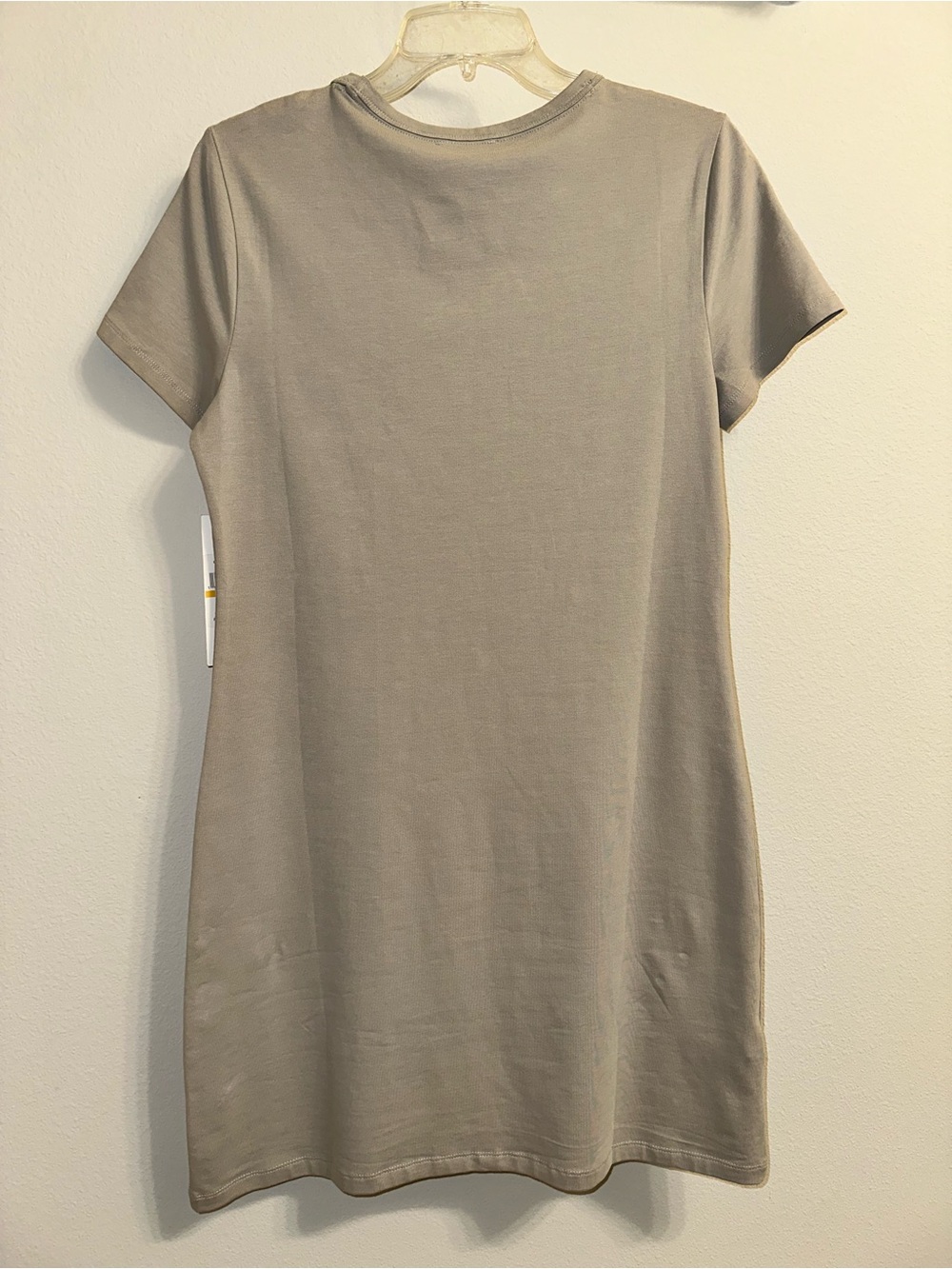 Calvin Klein Women's Taupe Logo Tee Dress size S. - Picture 4 of 6